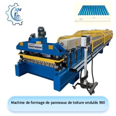 Machine de formage de panneaux de toiture ondulés 990