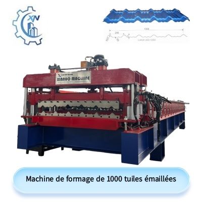 Machine de formage de 1000 tuiles émaillées