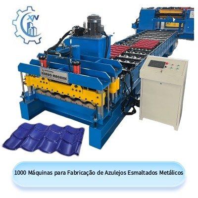1000 Máquinas para Fabricação de Azulejos Esmaltados Metálicos