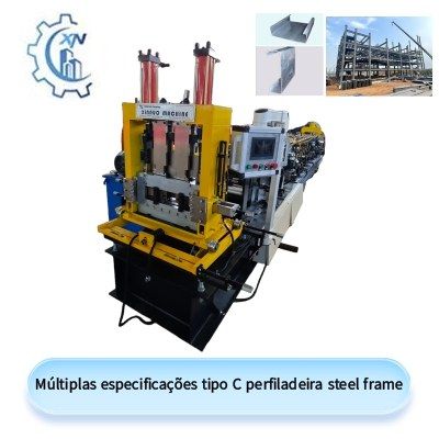 Múltiplas especificações tipo C perfiladeira steel frame