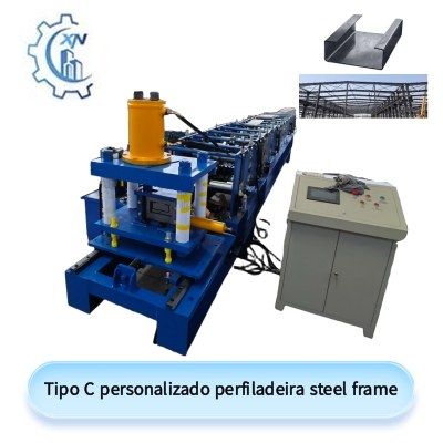 Tipo C personalizado perfiladeira steel frame
