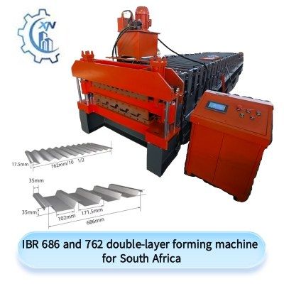 IBR 686 and 762 double-layer forming machine  for South Africa