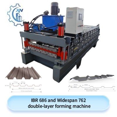 IBR 686 and Widespan 762  double-layer forming machine