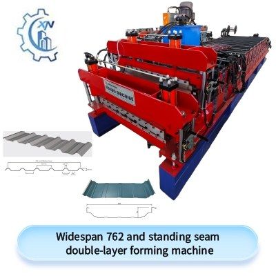 Widespan 762 and standing seam  double-layer forming machine