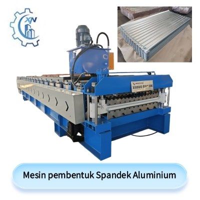 Mesin pembentuk spandek Aluminium