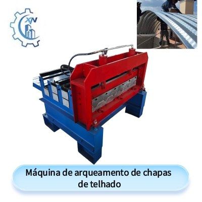 Máquina de arqueamento de chapas de telhado