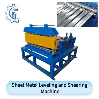 Sheet Metal Leveling and Shearing Machine