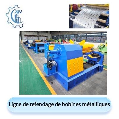 Ligne de refendage de bobines métalliques