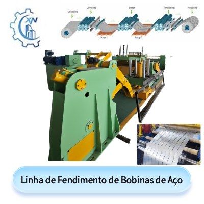 Linha de Fendimento de Bobinas de Aço