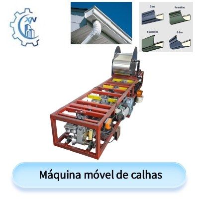 Máquina móvel de calhas (máquina de dobrar calha)