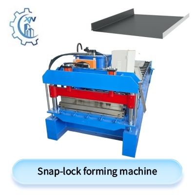 Snap-lock forming machine